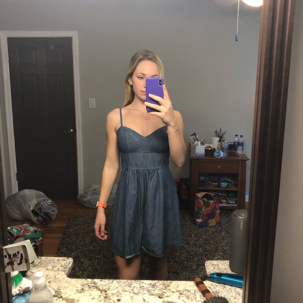 denim dress